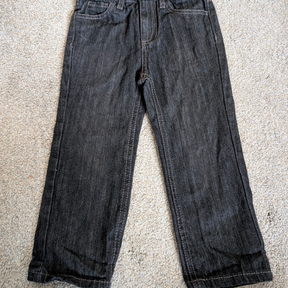 DC Men's Dark Gray Straight Jeans